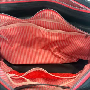 Lululemon Black & White Grid Duffel Gym Bag (Peeling) thumbnail 3