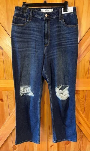 Hollister Curvy Ultra High-Rise Dad Jeans 13R 31x31 nwt (3418) thumbnail 1