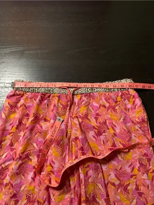 Sundance Pink and Yellow Floral Pajama Bottoms thumbnail 3