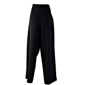 Aritzia Babaton Power Pant Paper Bag Belted Trousers Black thumbnail 5
