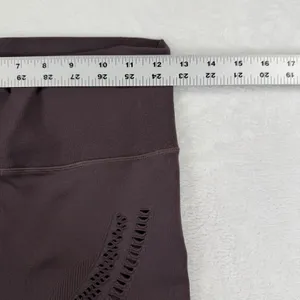 Alo Yoga Womens Seamless High-Waist Radiance Legging Dark Plum Espresso Size‎ M thumbnail 3