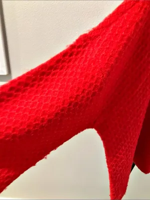 Jessica Simpson Textured Knit Sweater in Red XL thumbnail 7