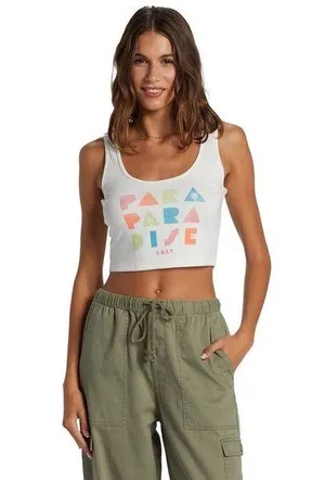NWT Roxy Women's Para Paradise Dive In Tank Top thumbnail 1