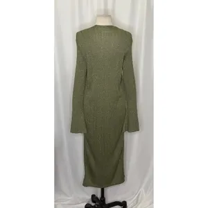 By ANTHROPOLOGIE Long Shine Cardigan‎ Sweater Green Tie Front Knitwear Small thumbnail 9