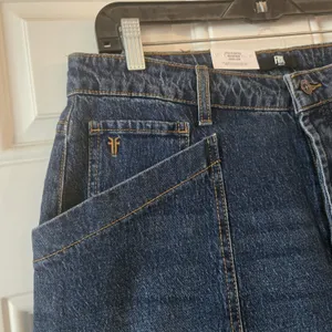 NWT Frye Barrel Jeans Womens 10 Medium Wash High Rise Wide Leg Carpenter thumbnail 9