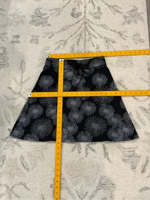 Alpine Design Black & White Floral Skirt XS thumbnail 9