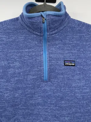 Patagonia Better Sweater 1/4 Zip Fleece Women M Hawthorne Blue 25616 thumbnail 4