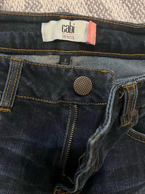 CABI Women’s True Boyfriend Blue Denim Jeans 2 thumbnail 7