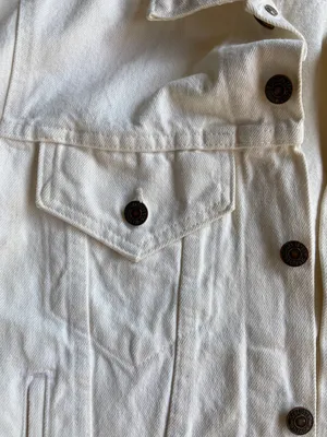 Levi's White Jean Jacket thumbnail 3