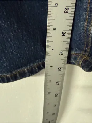 Frye Barrel Jeans Women Medium Wash 10 High Rise Curved Leg Denim Button Fly thumbnail 7