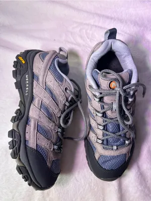 Merrell Gray and Blue Trail Hiking Sneakers thumbnail 5