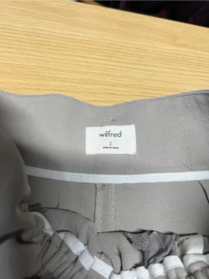 Wilfred Aritzia Paperbag High Rise Tie Waist Shorts Taupe Size 2 thumbnail 5