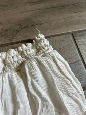 Nectar Clothing Boho Ruffled Mini Skirt in Cream thumbnail 6