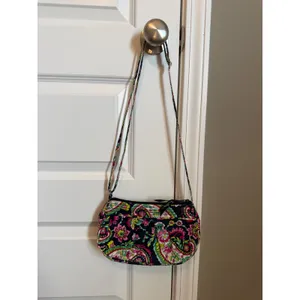 Vera‎ Bradley Frannie Crossbody Retired Paisley Floral Preppy Boho Quilted thumbnail 2