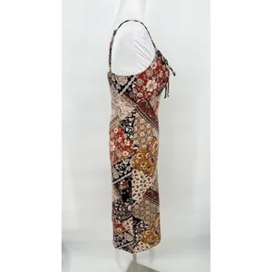 Inspired Hearts Midi Dress Size M Babydoll Patchwork Boho Y2K Hippie‎ Festival thumbnail 6