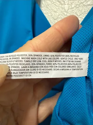ALL IN MOTIONBright Blue Sleeveless Ribbed Romper Size XL thumbnail 12