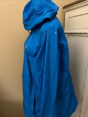 Columbia Women's Bright Blue Hooded Shell Jacket thumbnail 7