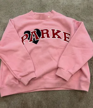 Parke Jean Heart Varsity Mockneck Sweatshirt xxl thumbnail 1