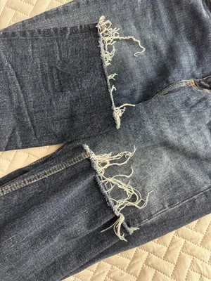 ZARA Dark Wash Jeans thumbnail 3