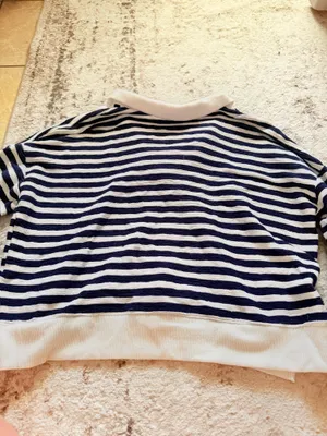Navy and white strip sweater Blue Size L thumbnail 3