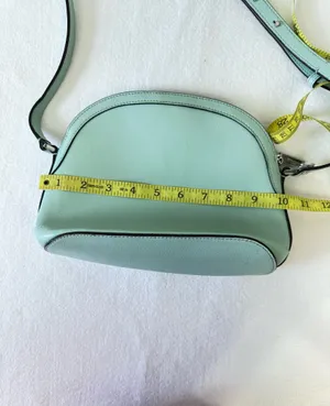 Kate Spade Perry Mint Green Saffiano Leather Small Dome Crossbody Purse Classic thumbnail 4