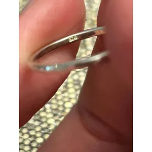 925 sterling silver h8 size 8 1.86g ring band thumbnail 6
