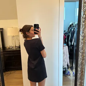 Altar’d State Navy Blue Micro-Sued Shift Dress - Small thumbnail 3