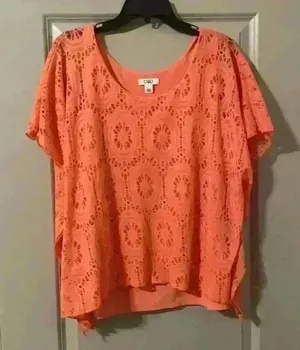 Size large‎ coral Cato short sleeve thumbnail 1