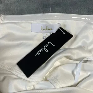 NEW Lulus Romantic Inspiration White Sleeveless Faux-Wrap Maxi Dress Size M thumbnail 7