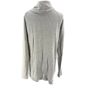 Lululemon Women's Coast Easy Wrap Full Zip Heathered‎ Core Ultra Light Grey Sz 8 thumbnail 6