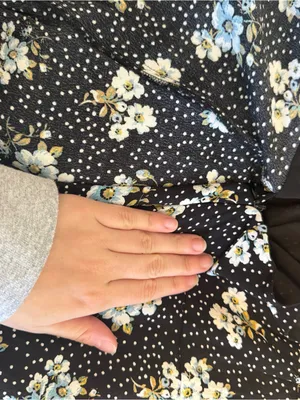 LOFT 3/4 Sleeve Floral Wrap Romper thumbnail 5
