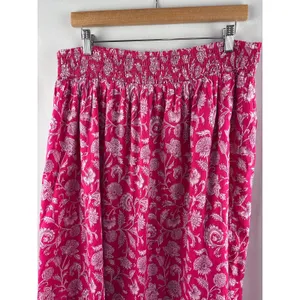 Women’s Destination 365 Large Hot Pink Paisley Maxi Dress thumbnail 2