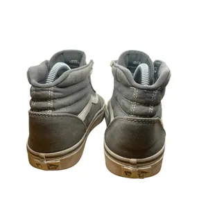 Vans Sk8-Hi Top‎ Sneaker - Frost Gray Canvas Canvas Shoes - Women's 7.5 thumbnail 8