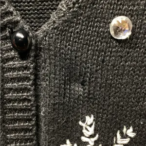 Capacity sweater vest. Winter Penguin scene. Size Medium Black thumbnail 6