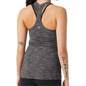 Lululemon Size 4 Nulu Wee Are From Space Black Grey Cool Racerback II Tank Top thumbnail 2