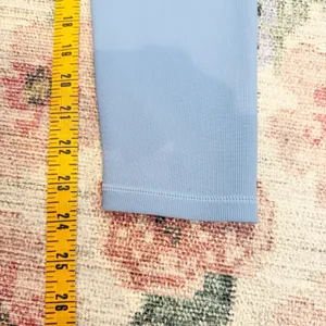 Wilo The Label Womens Ribbed Blue Leggings Size Medium Pilates Yoga Athleisure thumbnail 7