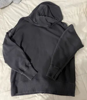 Aerie Oversized Zip-Up Hoodie Distressed thumbnail 6