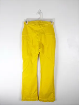 Revice Denim Venus Flare Star Golden Yellow High Rise Jeans Size 30 Boho Retro Casual thumbnail 2