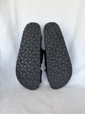 PAPILLIO By BIRKENSTOCK Women's Daytona Platform Black Shearling Sandal Sz 38 thumbnail 12