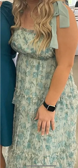Dry Goods Floral Ruffle Maxi Dress thumbnail 1