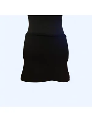 Vintage Y2K Rave City black coquette butterfly mini skirt Size Medium 🖤 thumbnail 5