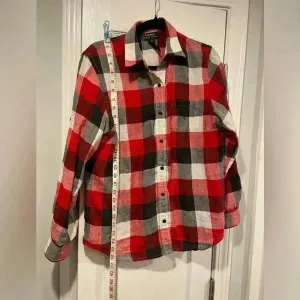 Lauren Ralph Lauren Black Red Plaid 100% Linen Button Down Long Sleeve Size M thumbnail 7
