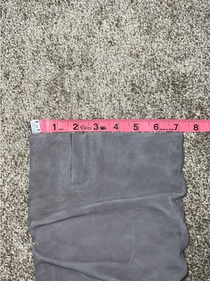 Vince Camuto Women's Grey Suede Knee-High Slouch Boot with Pointed Toe thumbnail 5