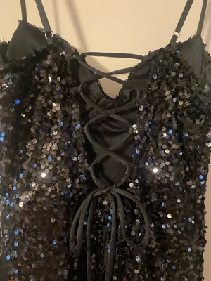 American Threads Black sequin dress thumbnail 4