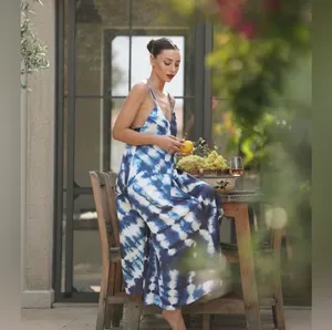 Zara tie die dress thumbnail 2