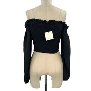 Superdown Darleen Off the Shoulder Corset Top in Black‎ Size XS thumbnail 7