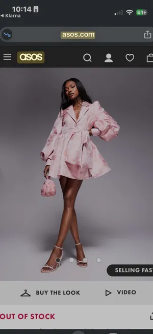 ASOS Pink Dress Mini.  thumbnail 2