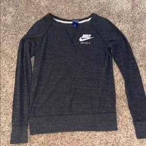 Nike Heather Gray Crewneck Sweatshirt thumbnail 1