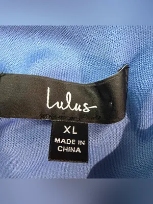 Lulus Women’s Elegant Allure Slate Blue One-Shoulder Sleeveless Midi Dress Size thumbnail 5