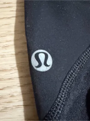 lululemon athletica Black Capri Leggings with Ruched Side thumbnail 3